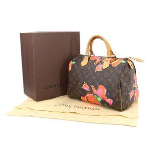 LOUIS VUITTON Monogram Rose Speedy 30 Hand Bag Brown Pink M48610 90290887